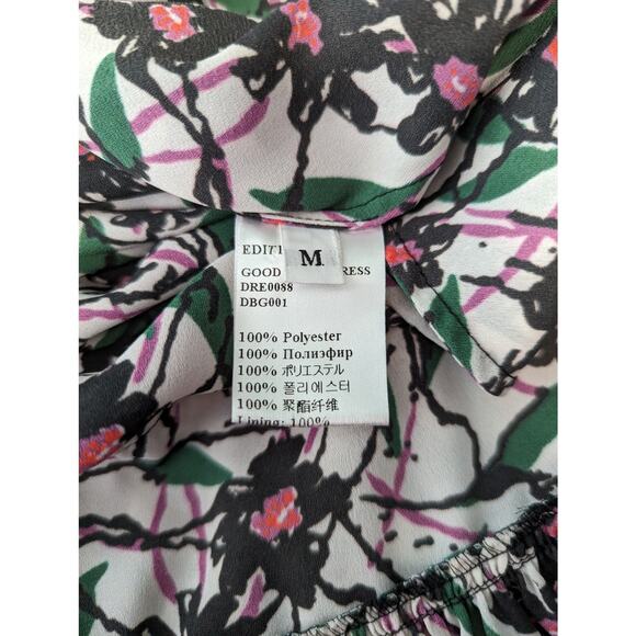 La DoubleJ × Mantero Good Witch Dress Scrambled Print Double Georgette Italy M - Picture 10 of 12